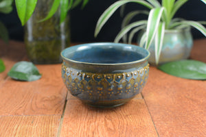 Dark Blue & Green Dip Bowl