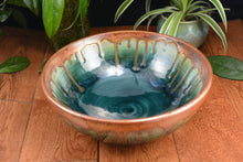 Load image into Gallery viewer, Large Copper Garden Bowl