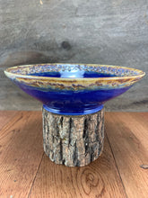 Load image into Gallery viewer, Cobalt Blue Wide Shallow Bowl