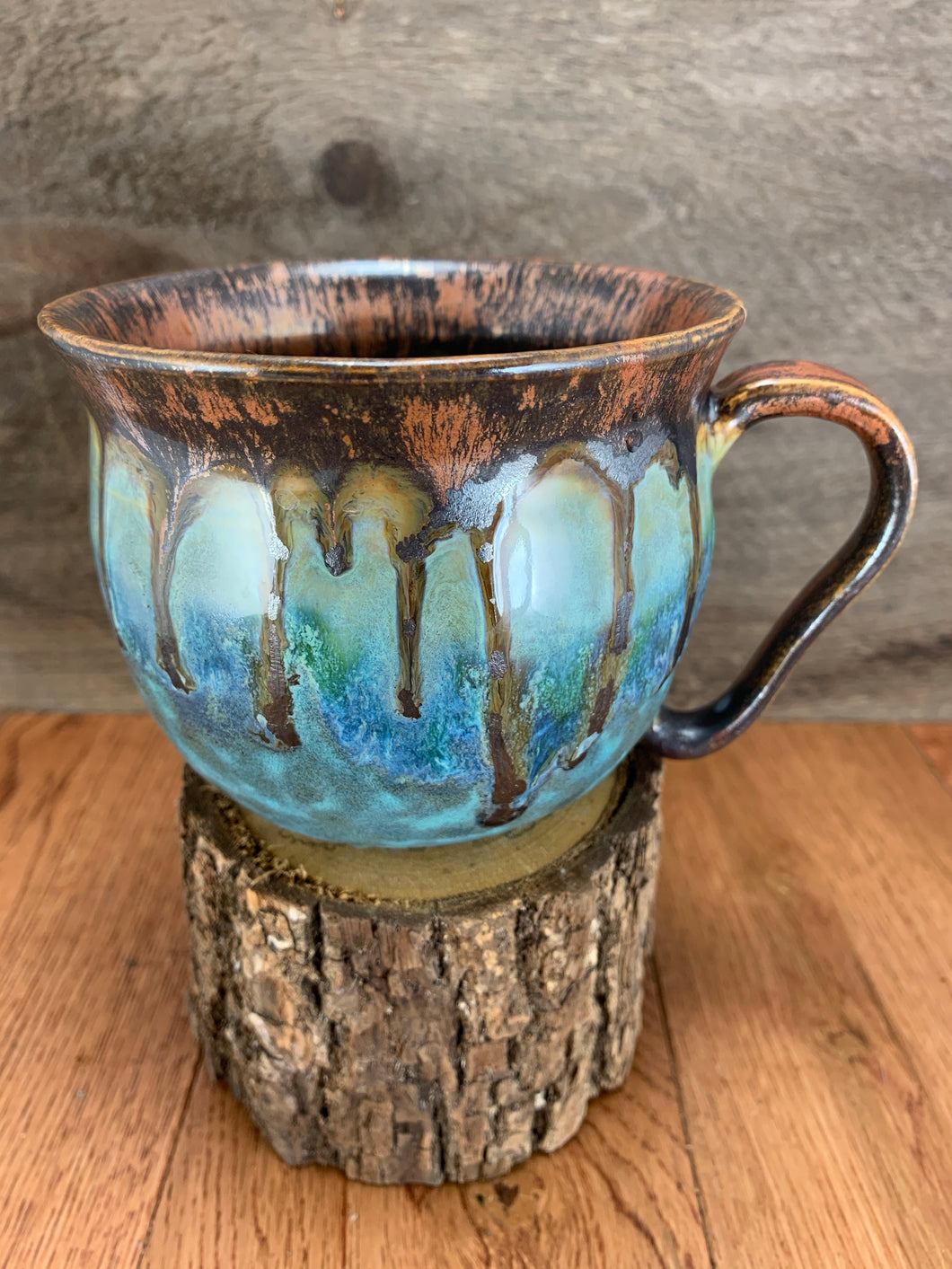 Copper Patina Mug