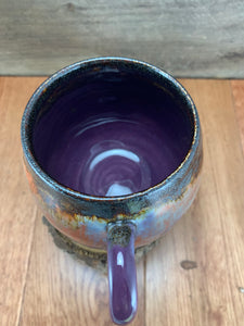 Northern Aurora Mug with One Finger Fancy Handle