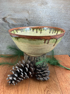 Large Serving Bowl Copper Moss