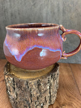 Load image into Gallery viewer, Opal Sunset cappuccino mug with fancy handle