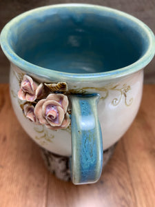 Porcelain Garden Rose Mug