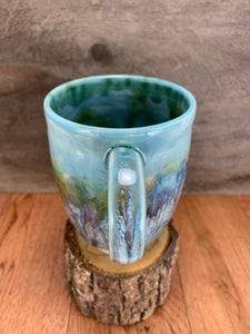 Aqua/Grey Tall Mug