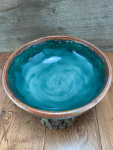 Load image into Gallery viewer, Shallow Copper Garden Bowl