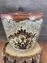 Load image into Gallery viewer, Small Two Side Mandala Carved Planter