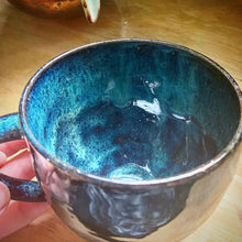 Load image into Gallery viewer, Green on Black Matte Mug